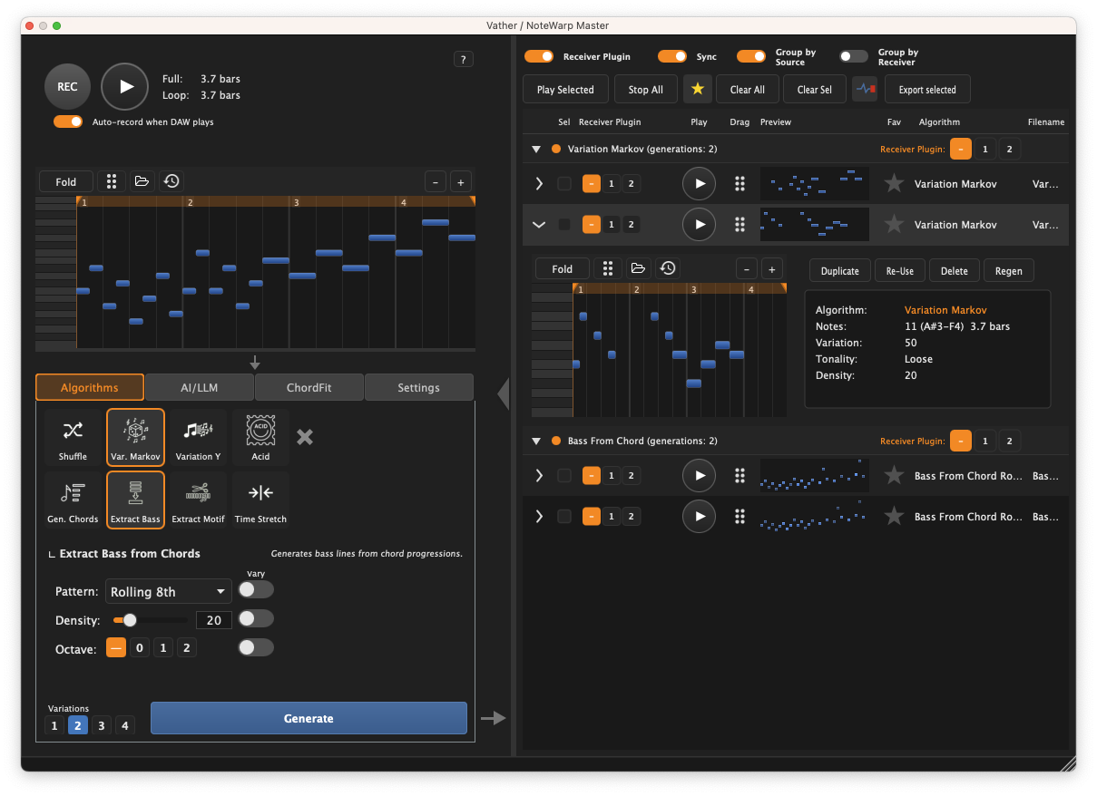 NoteWarp Plugin Interface